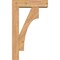 Ekena Millwork Westlake Block Smooth Bracket w/ Offset Brace, Western Red Cedar, 5 1/2"W x 18"D x 30"H BKT0604X18X30WTL05SWR - alternate 2